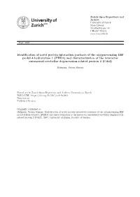 Identification of Novel Protein Interaction Partners of The