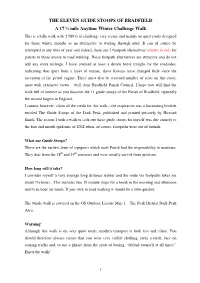 Bradfield: the Eleven Guide-Stoops Walk