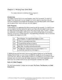 Chapter 5. Writing Your Own Shell