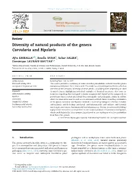 Diversity of Natural Products of the Genera Curvularia and Bipolaris