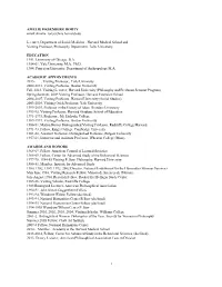 AMELIE OKSENBERG RORTY Current Address;