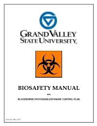 Biosafety Outline