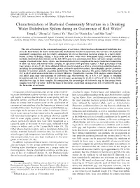 Characterization of Bacterial Community Structure in a Drinking