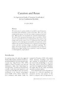 Curation and Reuse