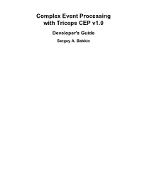 Developer's Guide Sergey A