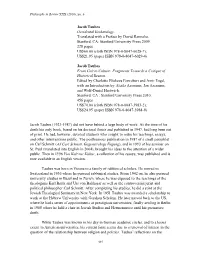 Jacob Taubes Occidental Eschatology