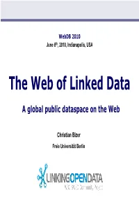 The Web of Linked Data