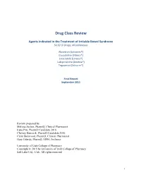 2015.09 IBS Drug Class Review.Pdf