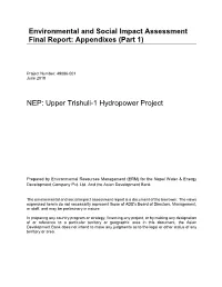 49086-001: Upper Trishuli 1 Hydroelectric Power Project