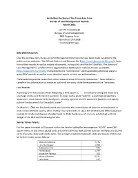 An Outline of the Story of Trona, from BLM Records