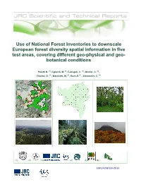 Use of National Forest Inventories to Downscale European Forest