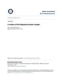 A Revision of the Hedysarum Boreale Complex