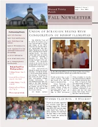 Fall Newsletter