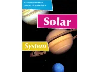 Tessmann Planetarium Guide to the Solar System
