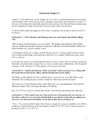 Zechariah Chapter 5