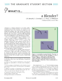 A Blender? Ch