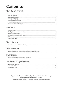 HPS: Annual Report 2003-2004
