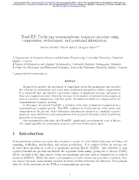 Trancep: Predicting Transmembrane Transport Proteins Using Composition, Evolutionary, and Positional Information
