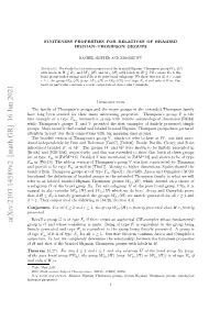 Arxiv:2103.14589V2 [Math.GR] 16 Jun 2021