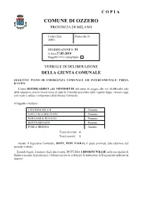 Comune Di Ozzero