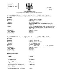 Pl120151 Pl130040 in the Matter