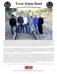 Texas Jamm Band Featuring Members of George Strait's Ace in the Hole Band