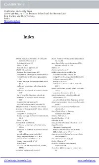 The Business School and the Bottom Line Ken Starkey and Nick Tiratsoo Index More Information