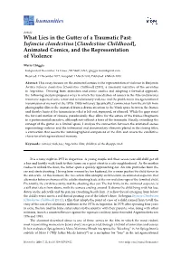 What Lies in the Gutter of a Traumatic Past: Infancia Clandestina [Clandestine Childhood], Animated Comics, and the Representation of Violence