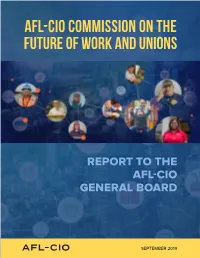 AFL-CIO Commission on the Future of Work and Unions