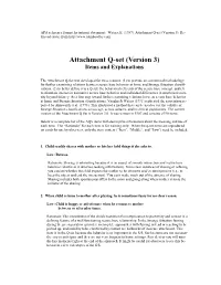 Attachment Q-Set (Version 3)