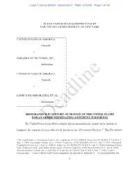 Filed a Motion