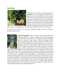 Grape Plants