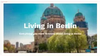 Living in Berlin