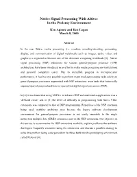 Native Signal Processing with Altivec in the Ptolemy Environment