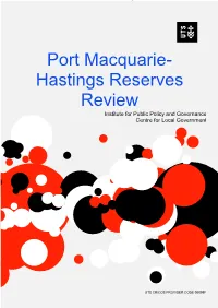 Port Macquarie-Hastings Reserves Review