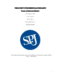 SPJ Sept2018 Board Docs Website