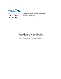 Warden's Handbook