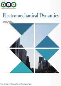 Electromechanical Dynamics