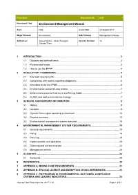 Environment Management Manual