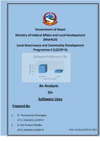 Software Preffered in Lbs