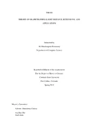 Theory of Graph Traversal Edit Distance, Extensions, and Applications