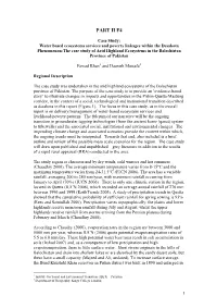 Water Based Ecosystems Services and Poverty Linkages Within The