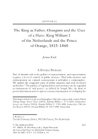 King William I of the Netherlands and the Prince of Orange, 1815–1840