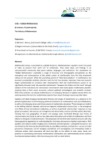 S-82 – Global Mathematics