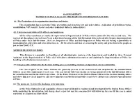 SALEM DISTRICT EXTRACT of RULE 4(1)(B) of the RIGHT to INFORMATION ACT 2005