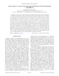 Anion Vacancies As a Source of Persistent Photoconductivity in II-VI and Chalcopyrite Semiconductors