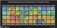 Potential Exploration Zones for Human Missions to the Surface of Mars