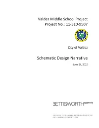 Schematic Design Narrative