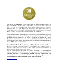 Oberon Trio Biography (En | Pdf)
