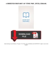 {TEXTBOOK} a Briefer History of Time Kindle